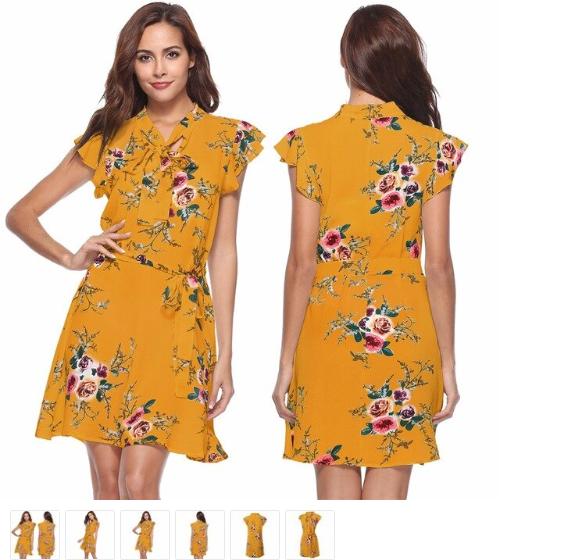 Ackless Dress Cluwear - Floral Dress - Classy Clothes For Ladies - Warehouse Clearance Sale
