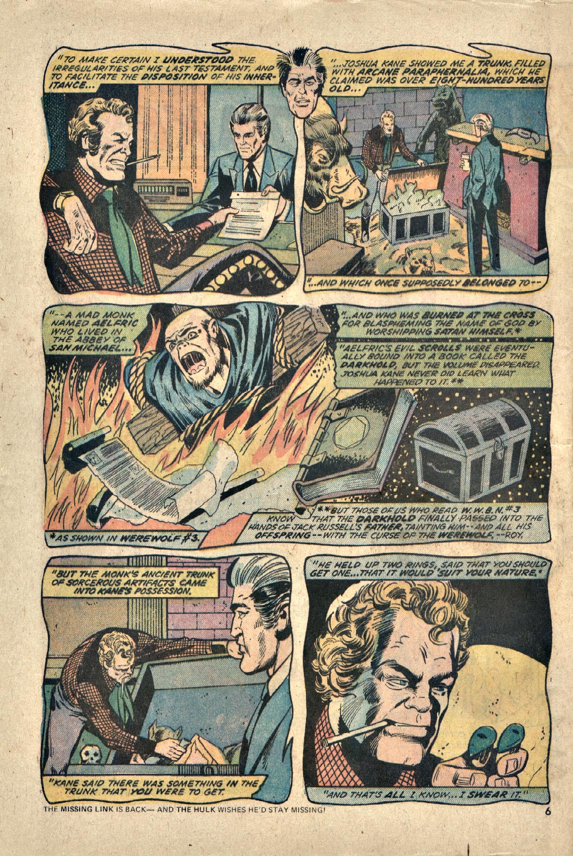 Read online Werewolf by Night (1972) comic -  Issue #21 - 5
