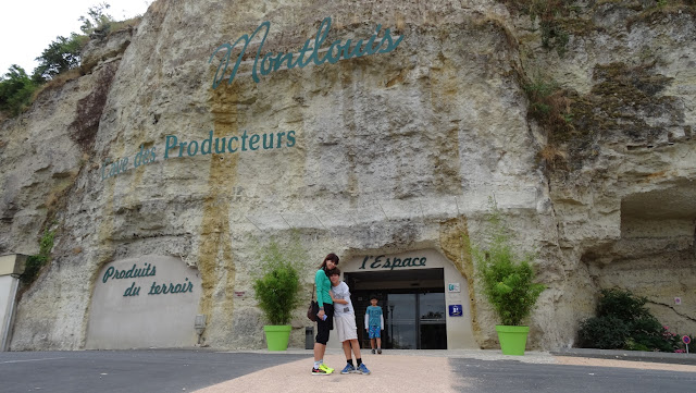 Entrada da vinícola Montlouis, França