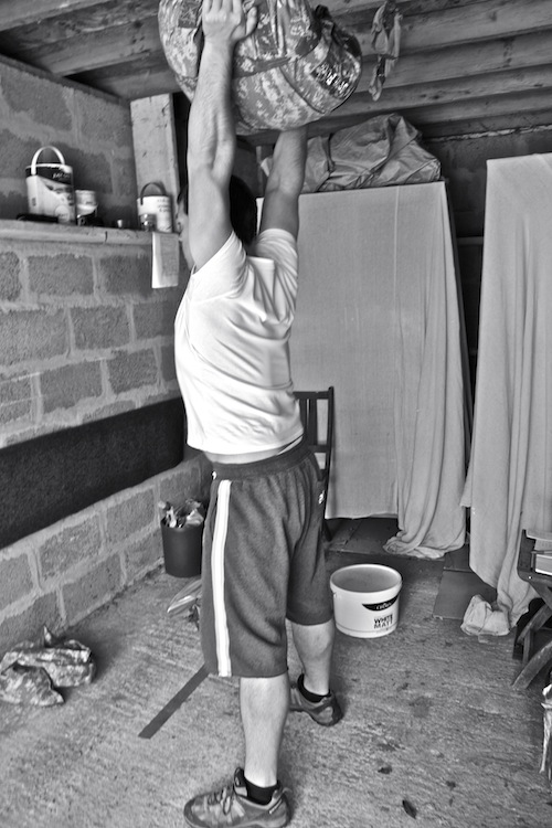 Sandbag Fitness Exercise Technique Series The Sandbag Overhead Press