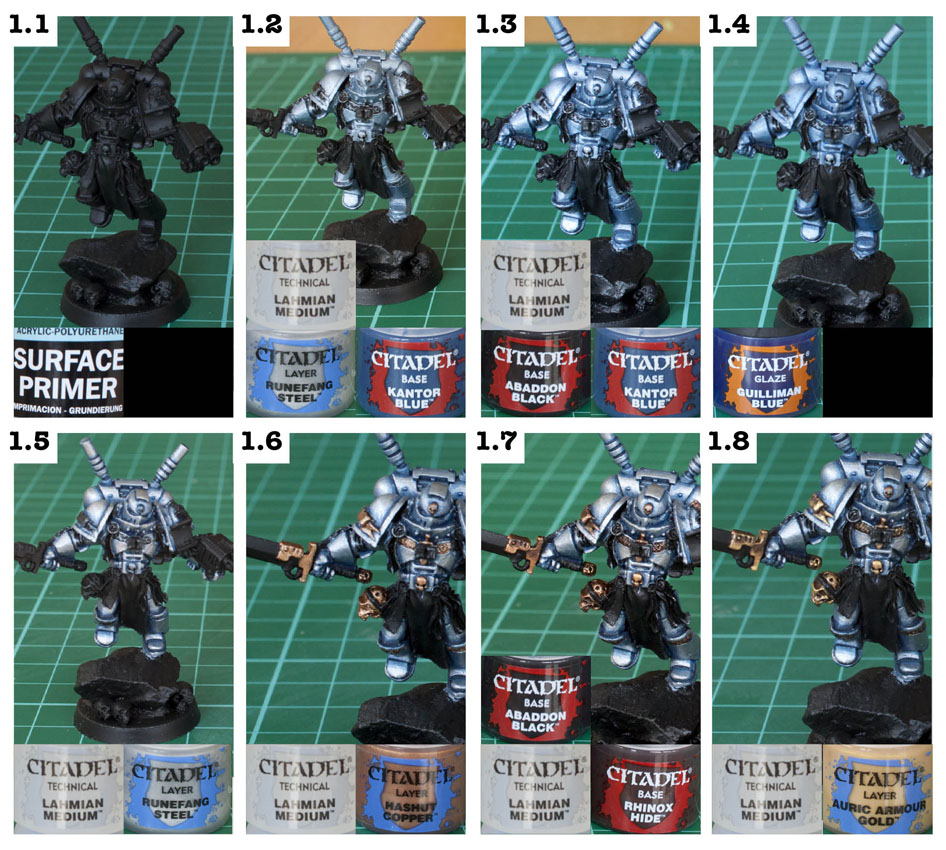 Step By Step Grey Knights Painting Guide Step By Step Grey Knights Painting Guide