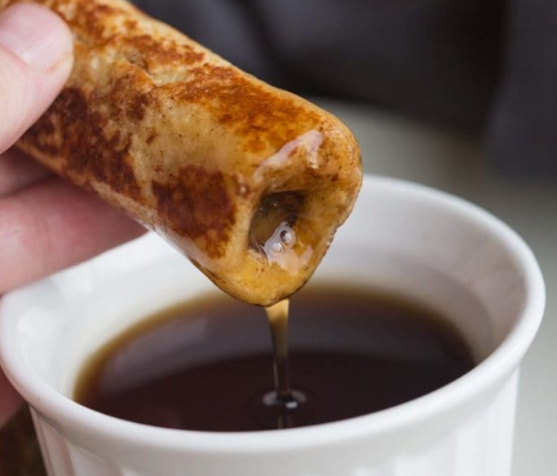 French Toast Sausage Roll-Ups
