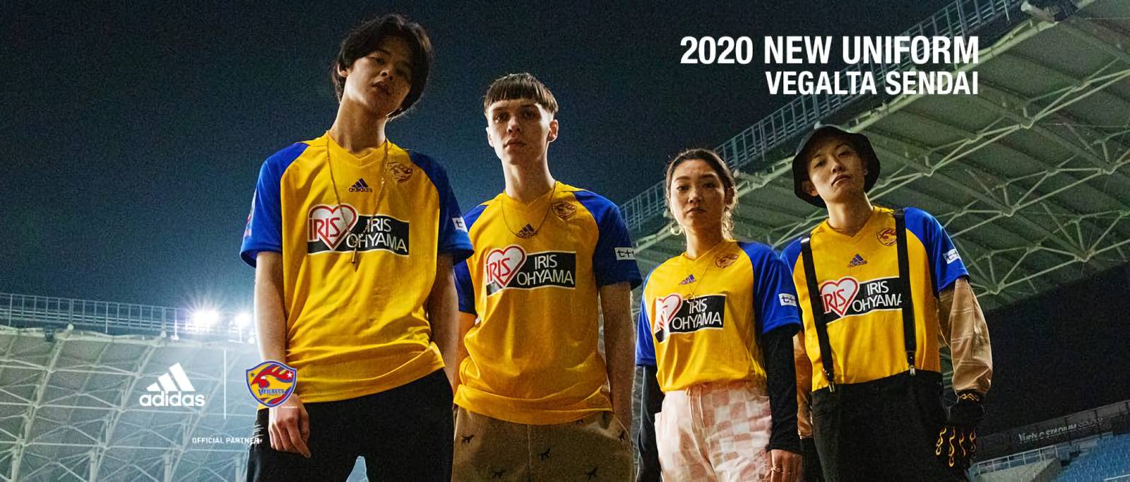 【XO】美品 ベガルタ仙台 ユニフォーム Jリーグ adidas 2020