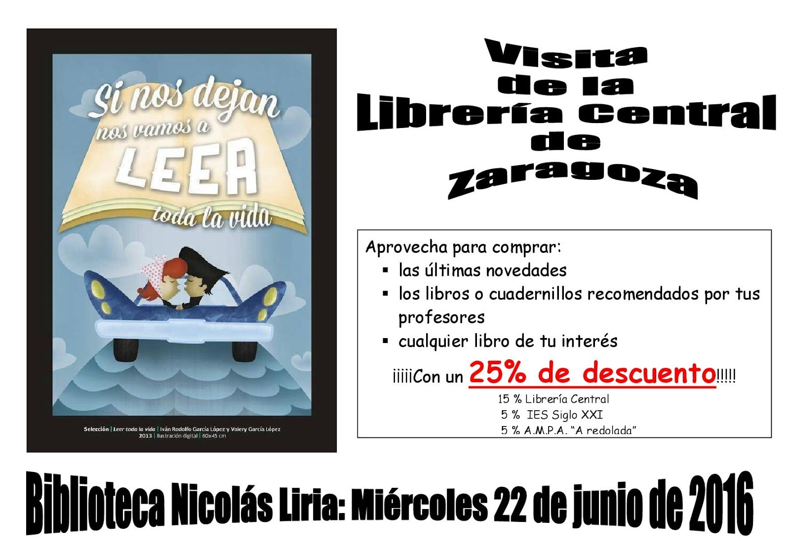 horario libreria central zaragoza biblioteca nicol 193 s liria ies siglo xxi pedrola junio 2016 horario libreria central zaragoza biblioteca nicol 193 s liria ies siglo xxi pedrola junio 2016