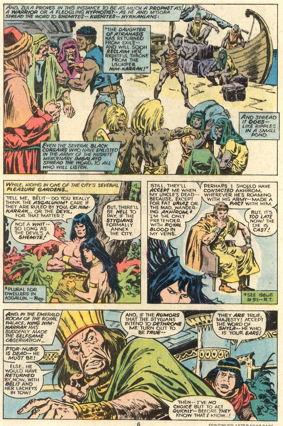 Read online Conan the Barbarian (1970) comic -  Issue #93 - 6