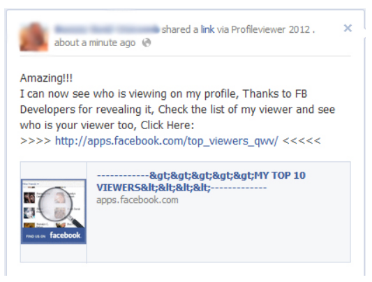 who is looking at facebook profile