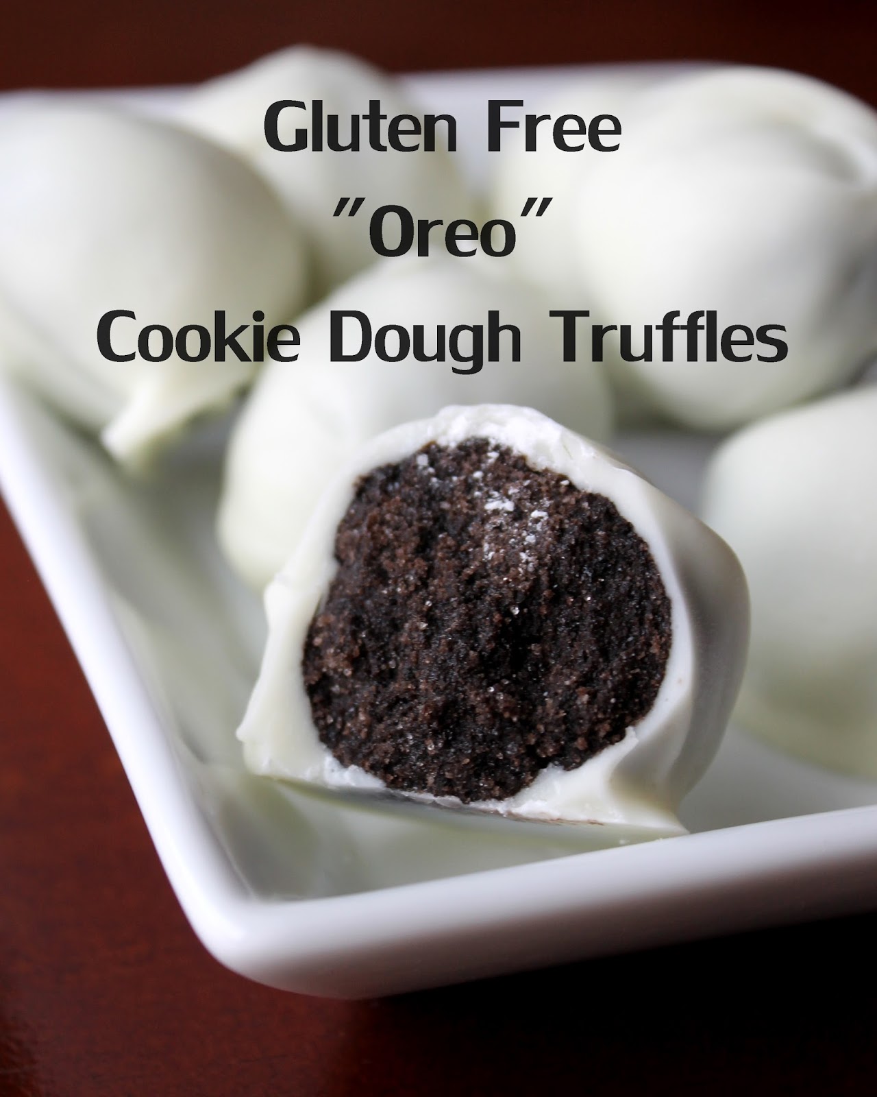 Auntie Bethany The Best Gluten Free Gluten Free "Oreo" Cookie Dough Truffles