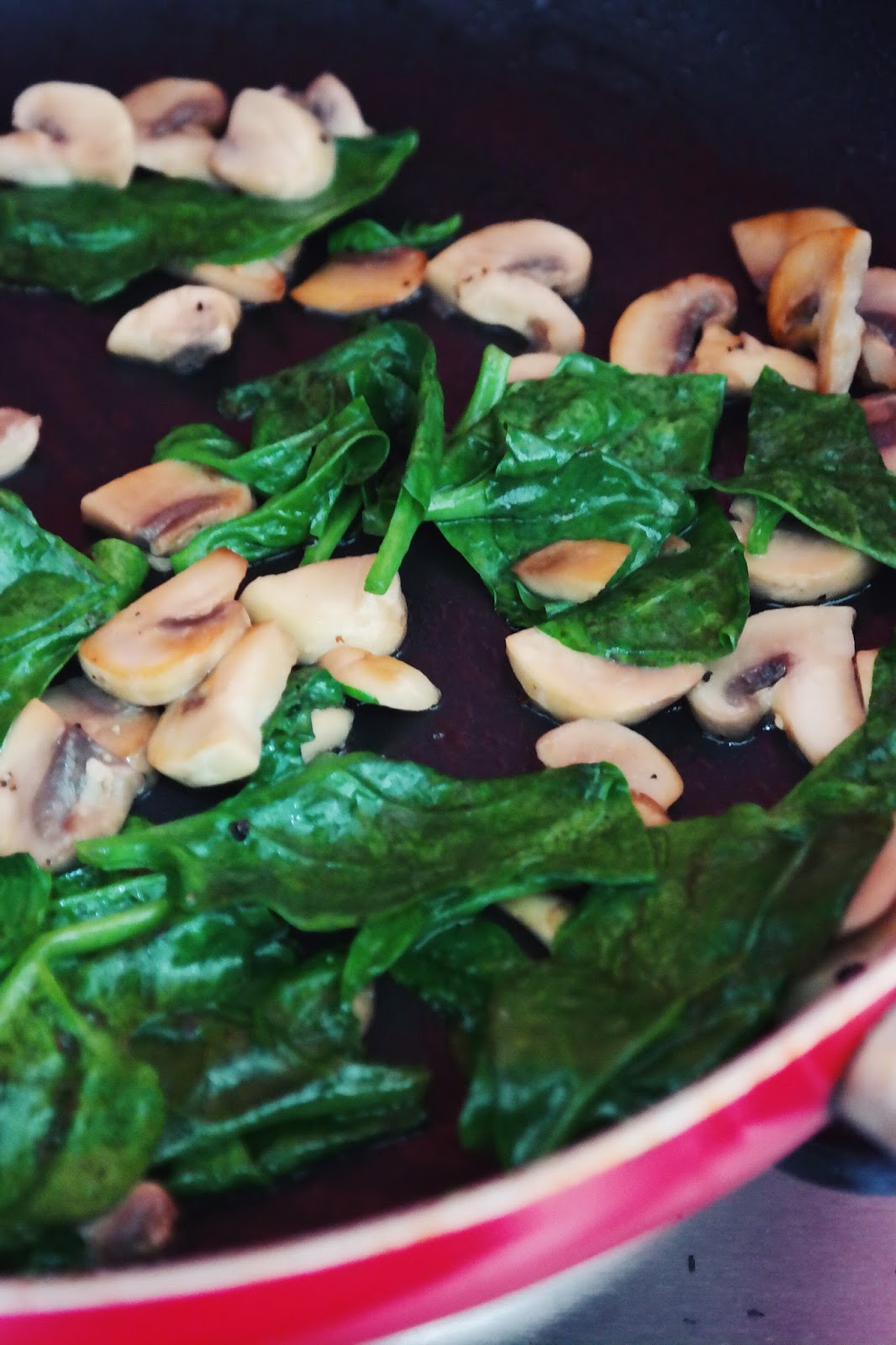 Easy OneEgg Spinach, Mushroom & Parmesan Frittata — The Good Weekender