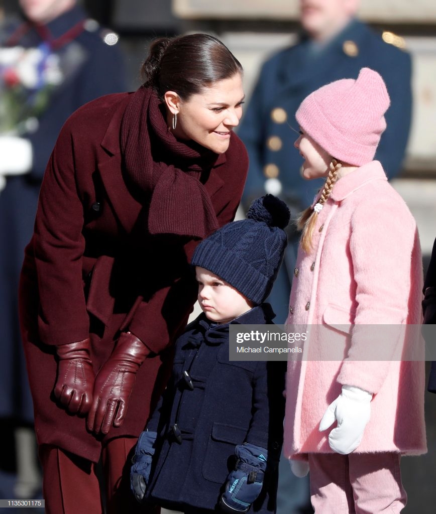 The Royal Children: Swedish RF: Princess Estelle and Prince Oscar at ...