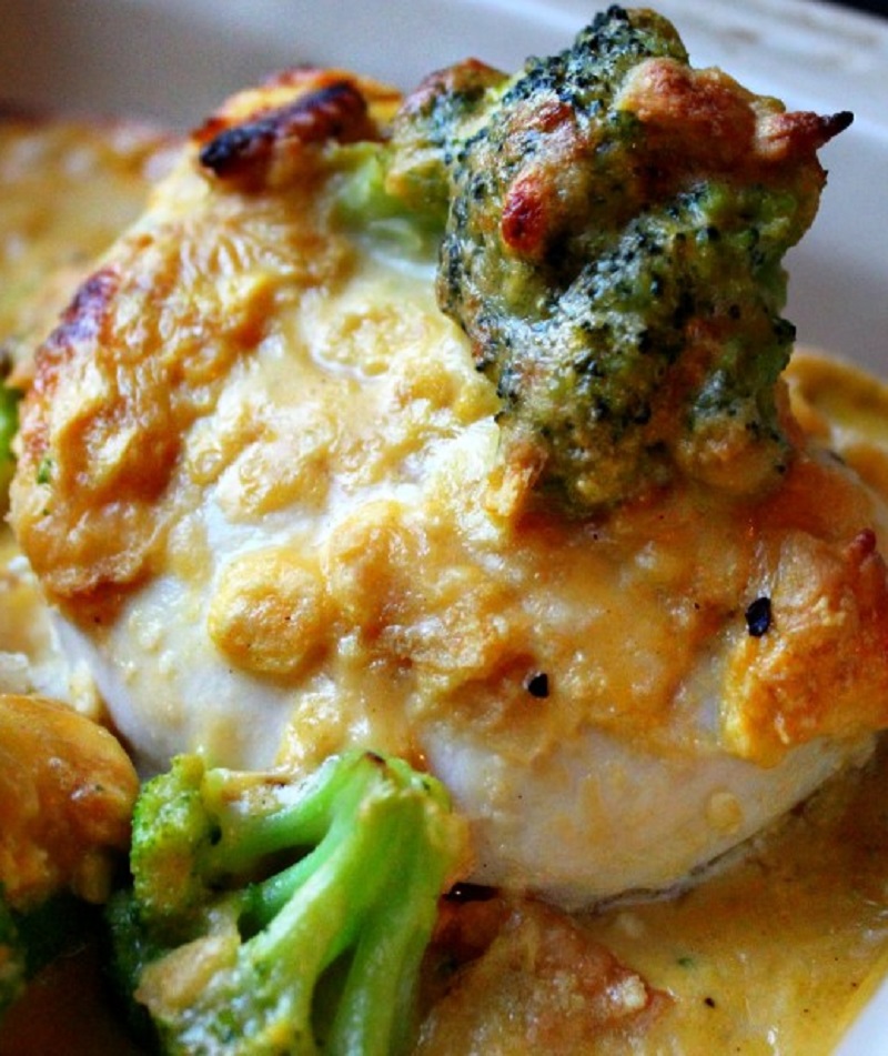 Oven Baked Broccoli Cheddar Chicken The Best Recipes