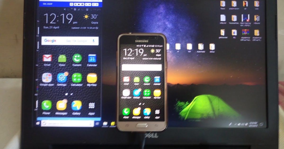 Technology Connect Mobile with computer using Vysor app and Chrome
