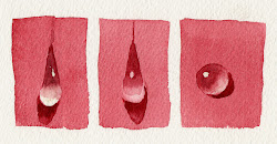 drop dew water paint droplets learn watercolors
