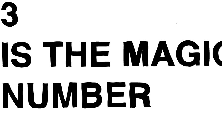 5PREVIEW BLOG: 3 IS THE MAGIC NUMBER