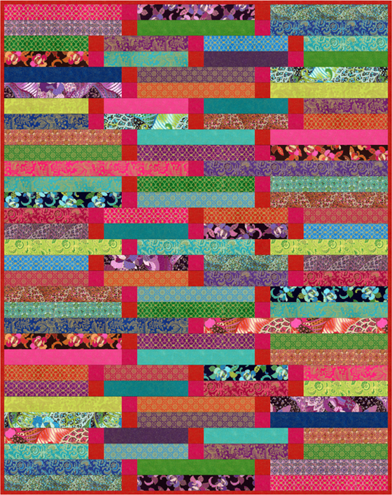 Jelly Roll Race Quilt :: Directions & Notes – Wee Folk Art