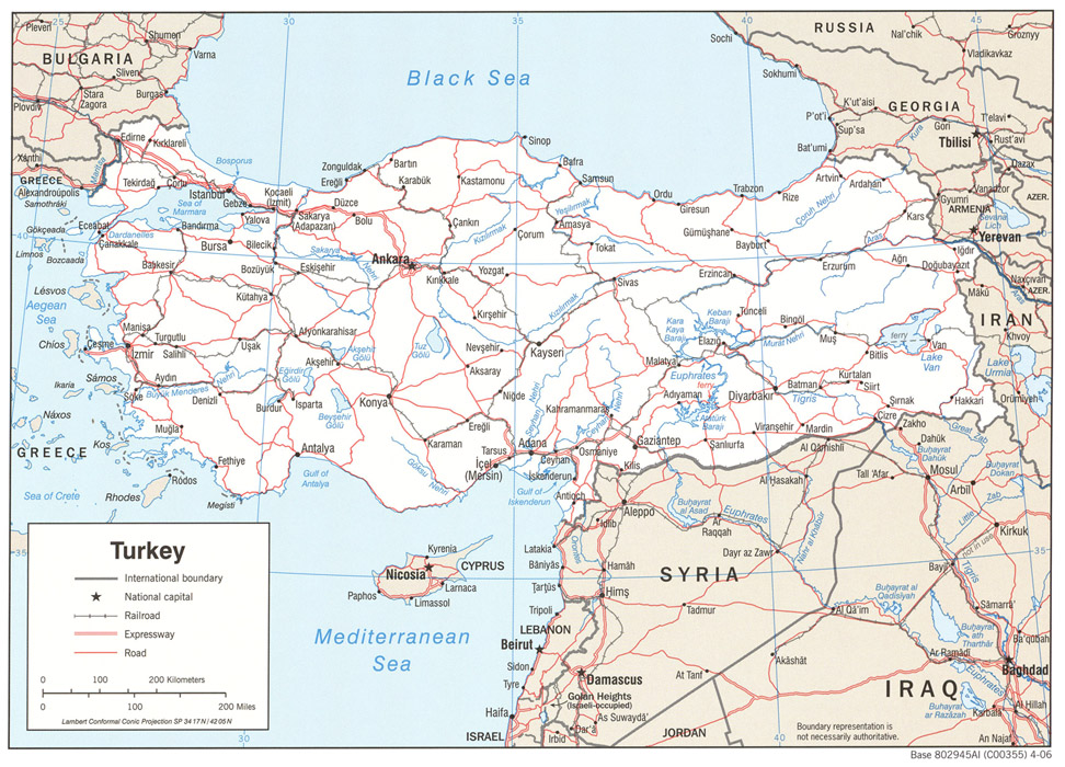 MAPS OF TURKEY