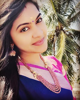 Saravanan Meenakshi Rachitha Beautiful Stills In Traditional Saree
