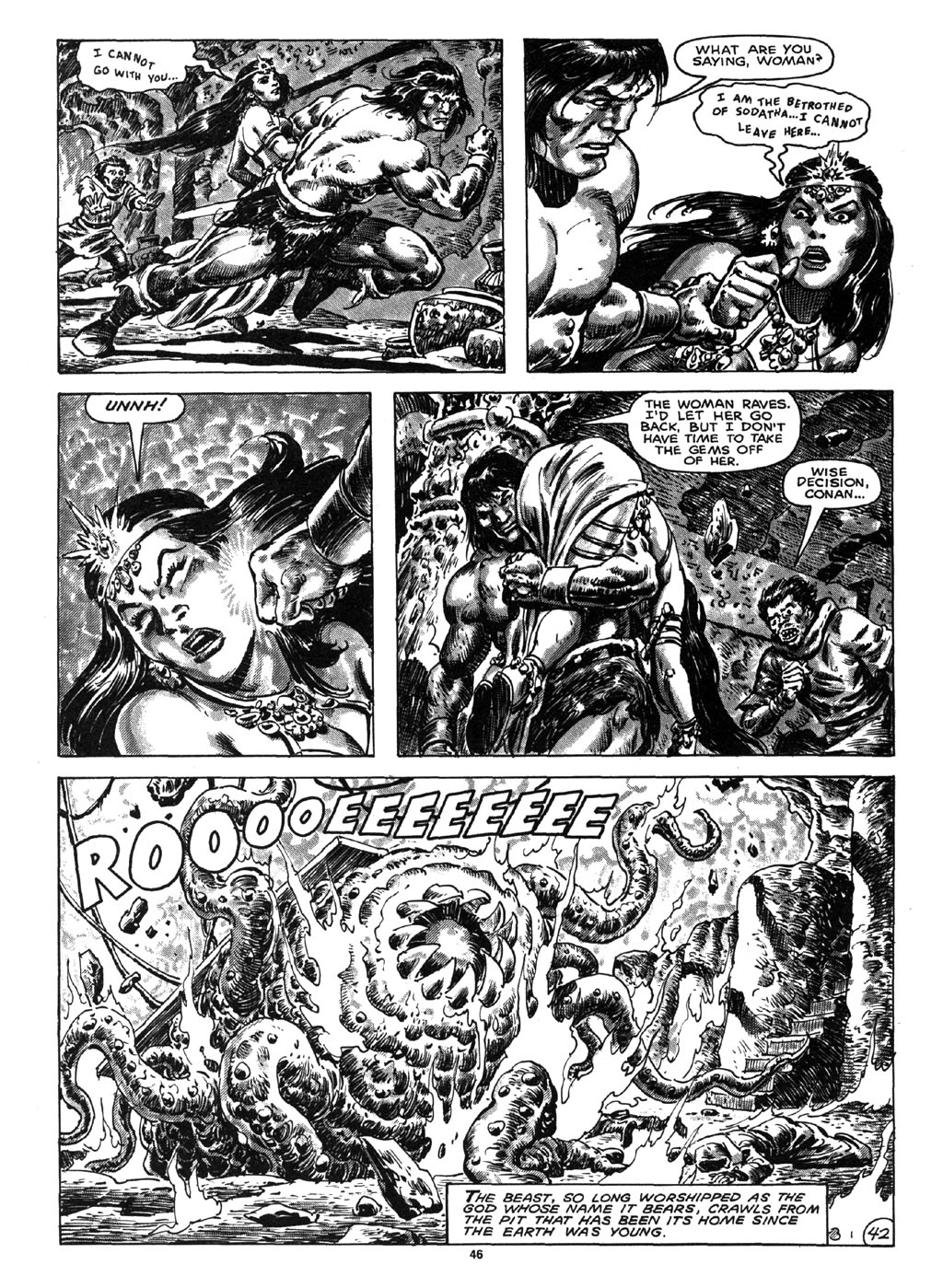 The Savage Sword Of Conan issue 164 - Page 44