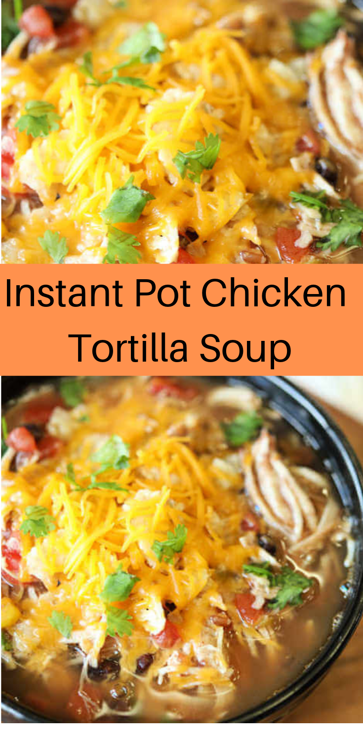 Instant Pot Chicken Tortilla Soup Recipe | ALL RECIPES