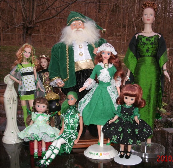 Irish dolls for St. Patrick's Day, Past & Present