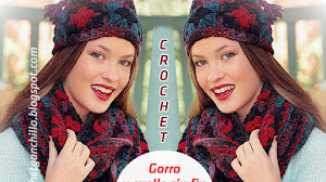 Gorro y cuello sin fin con grannys crochet / paso a paso