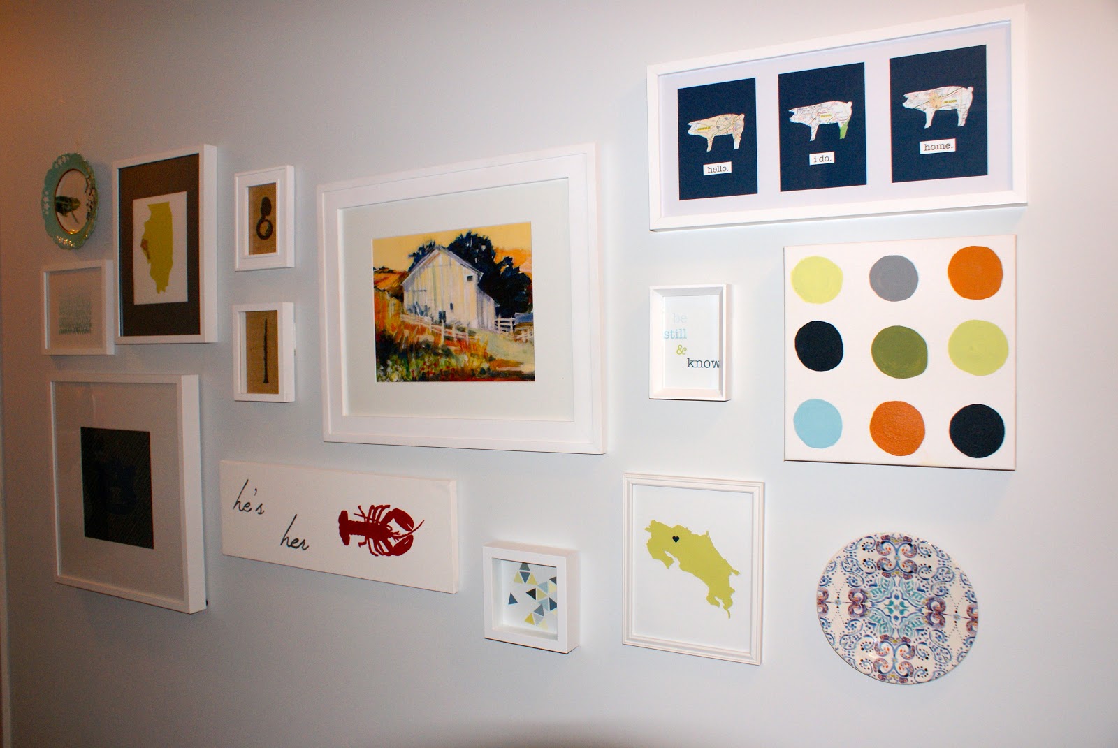 Some Like A Project: Hallway Gallery Wall