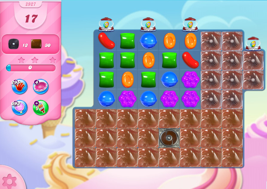 Candy Crush Saga level 2927 Candy Crush Saga level 2927