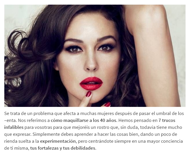 Instituto de Belleza y Alta Peluqueria Olivar: Cómo maquillarse a los