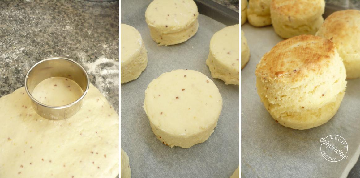 dailydelicious Cheddar cheese scone My mini sandwich scone.