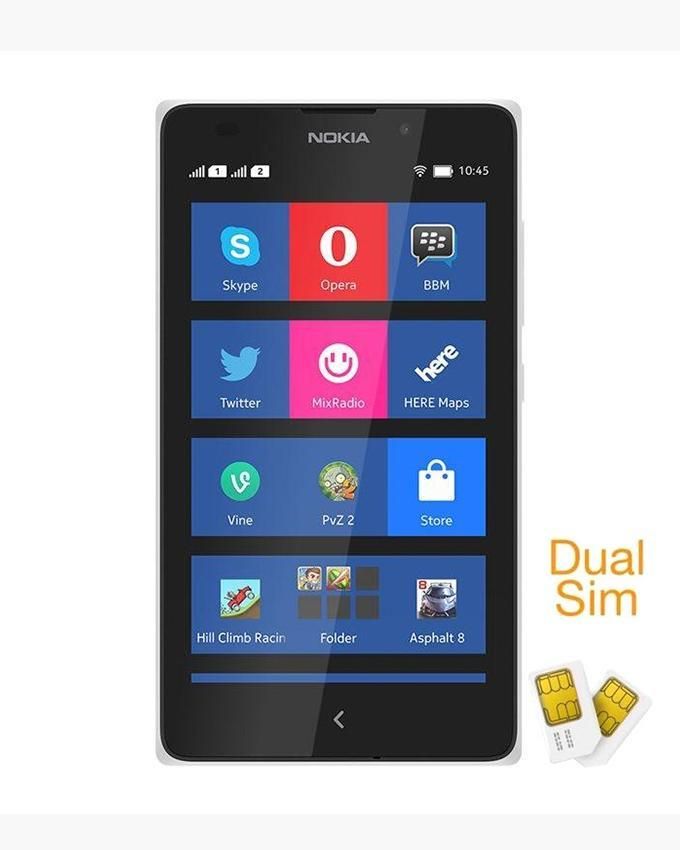Nokia X – 4Go – Blanc – Dual Sim