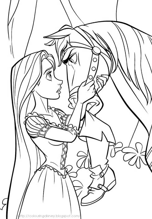 Quotes Free: Rapunzel Tangled Coloring Pages