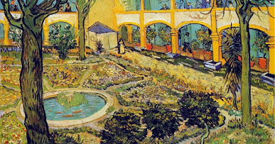 el sanatorio de Arlés visto por Van Gogh