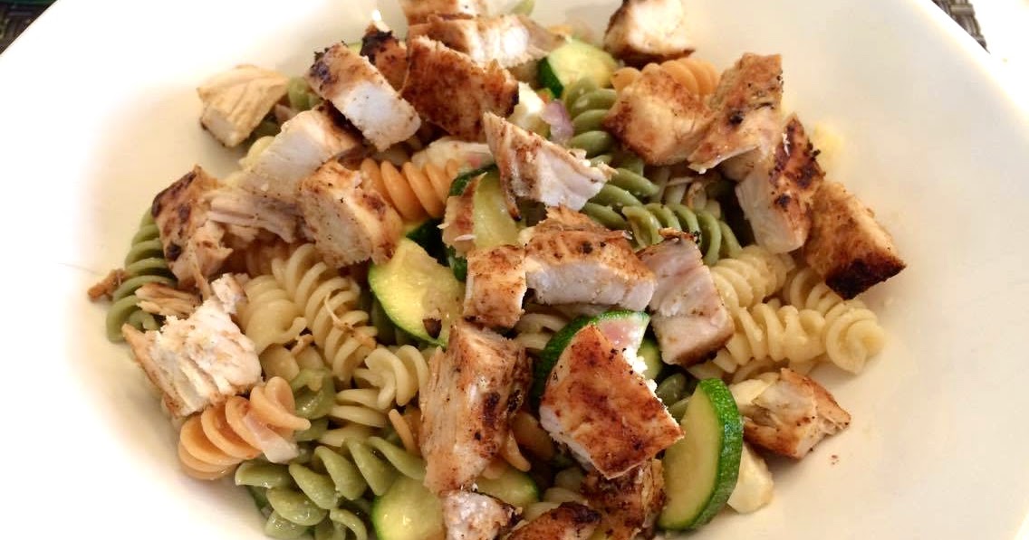 Kiss My Apron Blackened Chicken Pasta Salad