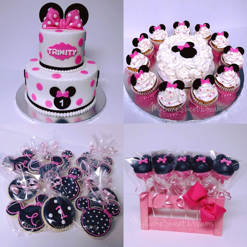 My Cake Sweet Dreams: Minnie Mouse 1st Birthday Cake