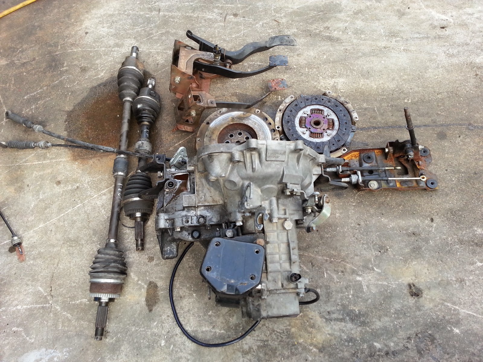 Dingz Garage Complete gearbox 4g93 manual conversion