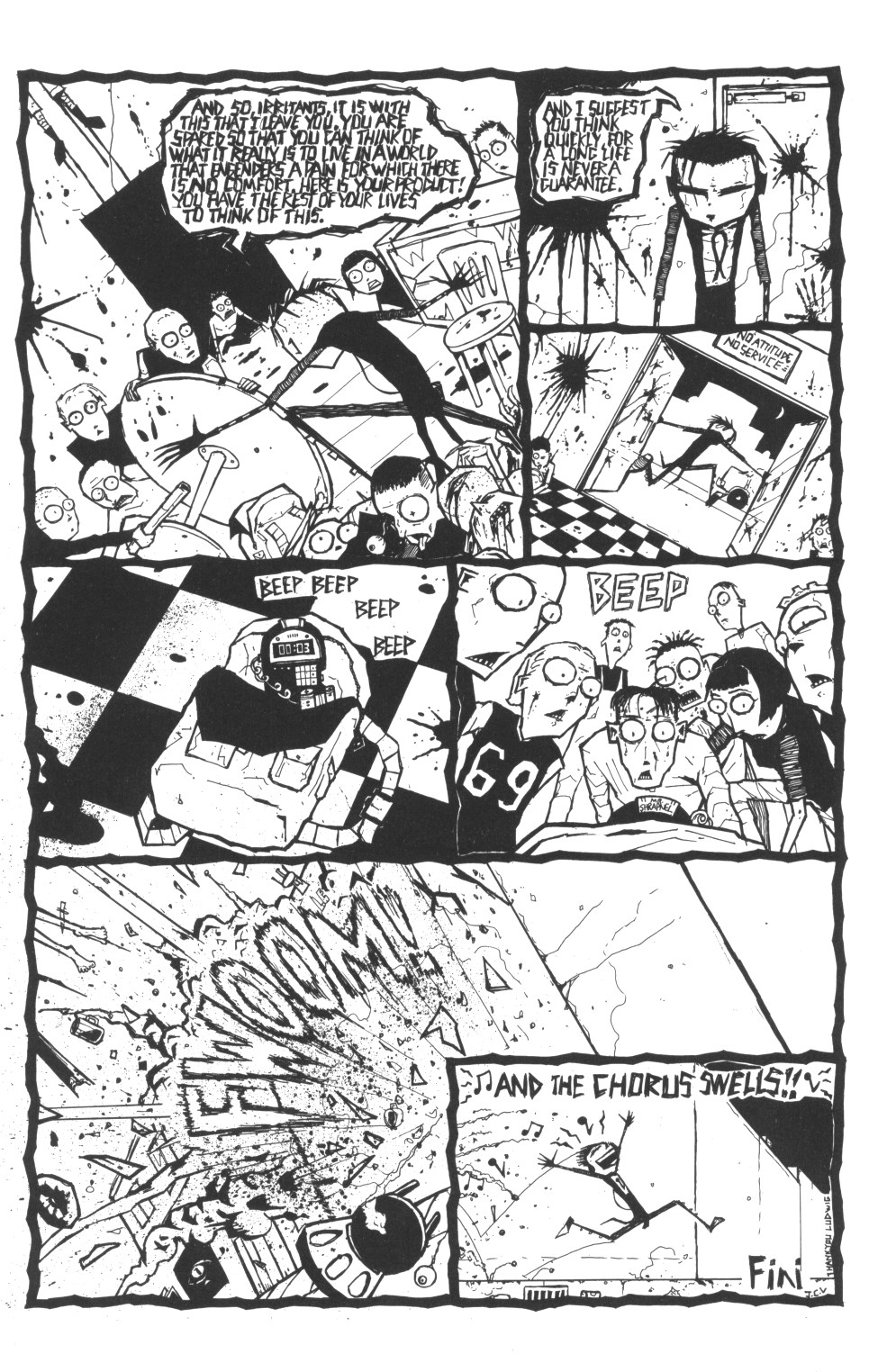 Read online Johnny the Homicidal Maniac comic -  Issue #3 - 7