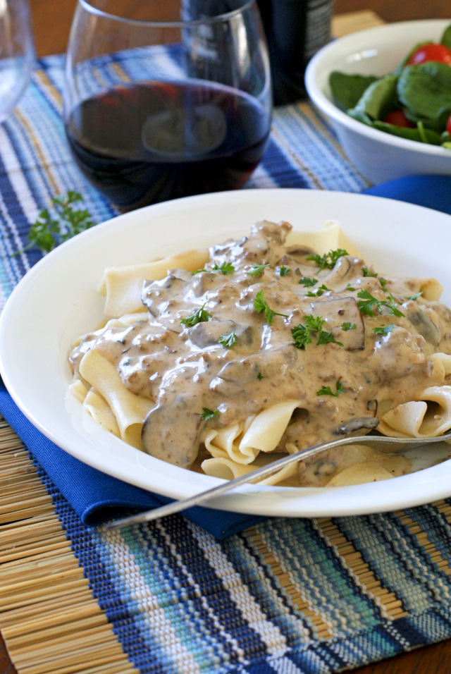 Mushroom Ground Beef Stroganoff The Two Bite Club