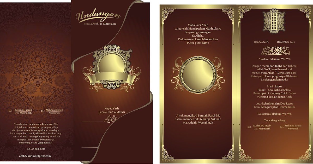 Download desain undangan pernikahan cdr Download desain undangan pernikahan cdr