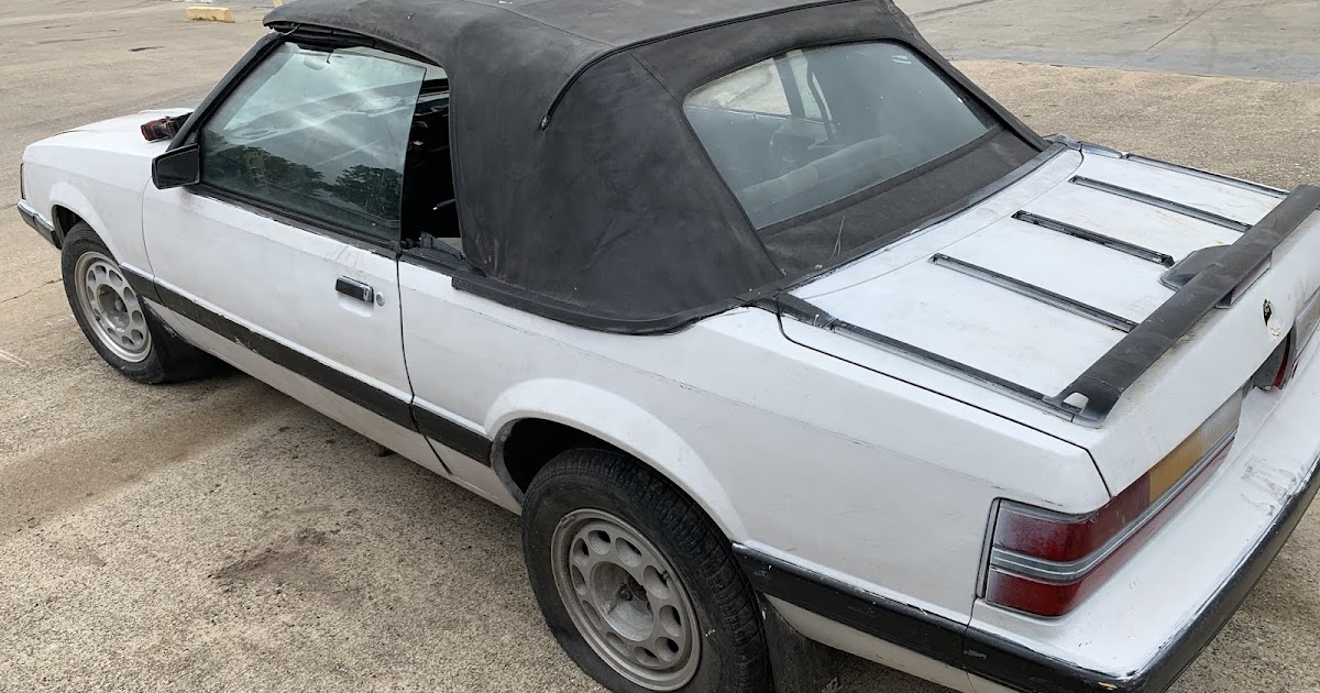 Whiteboy's Mustangs 1985 mustang convertible parts