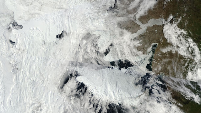 Morze Karskie - topniejący lód
