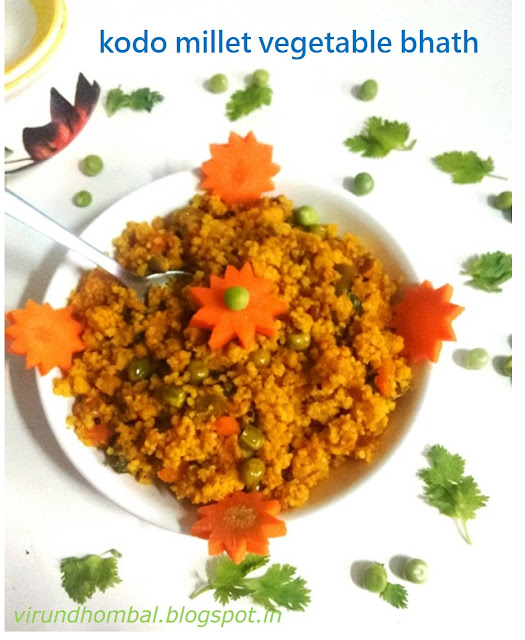 Kodo Millet Vegetable Bhath