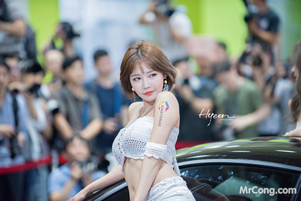Han Ga Eun's beauty at the 2017 Seoul Auto Salon exhibition (223 photos)