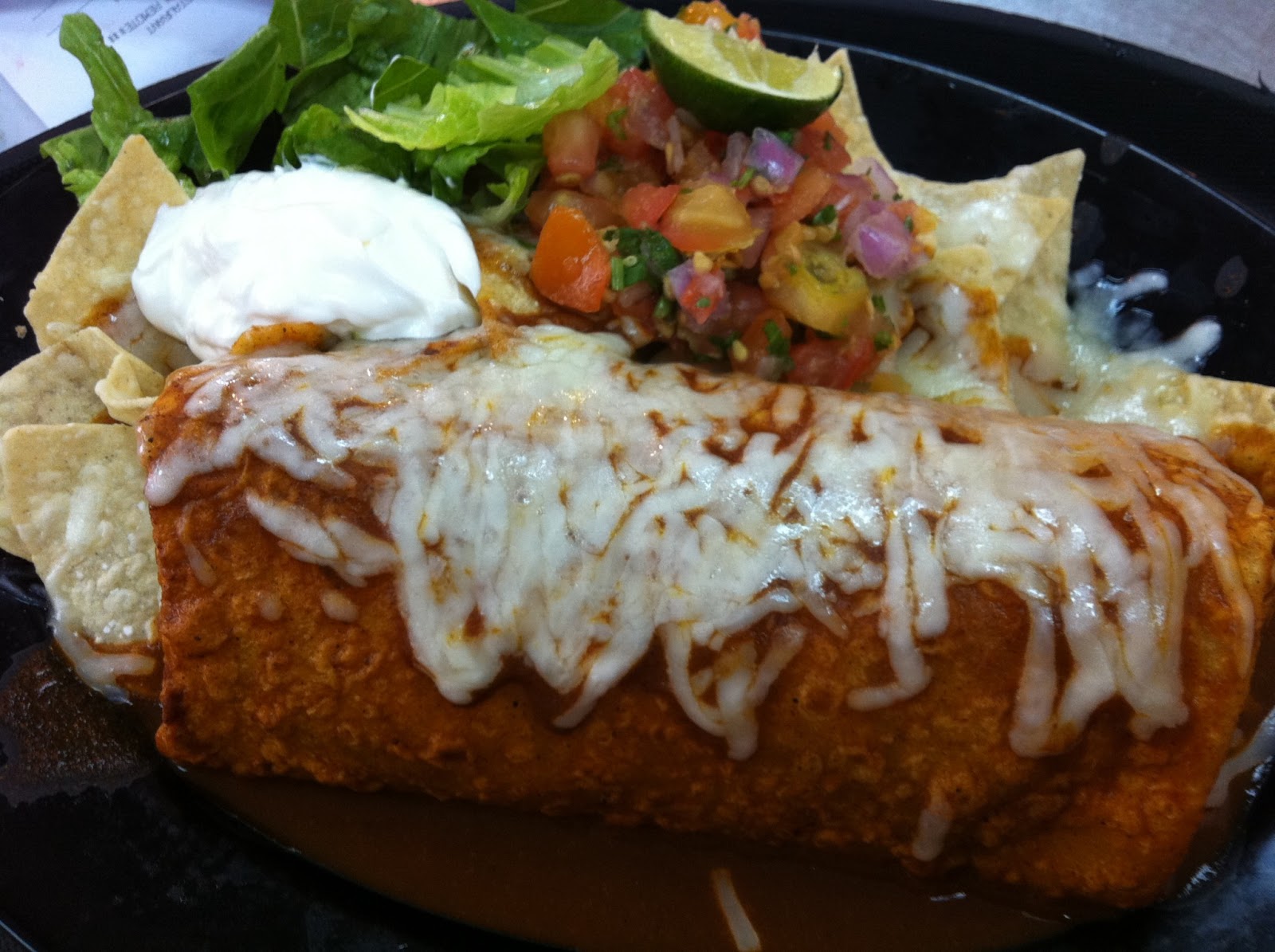 Street Food Warms Your Heart Baja Fresh Mexican Grill's Burrito in