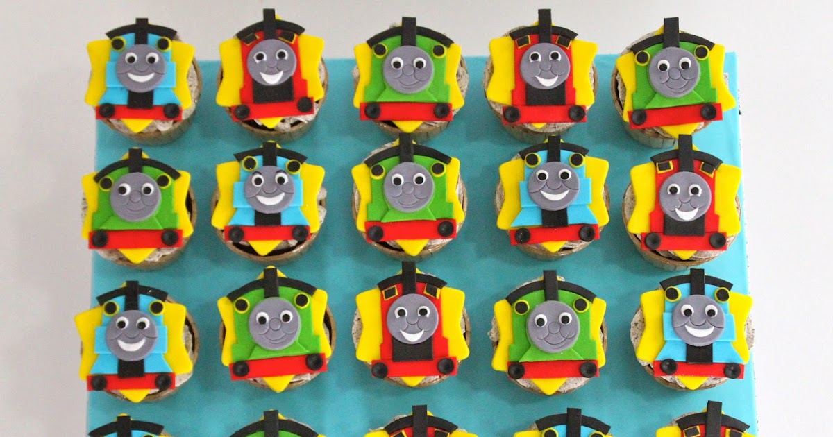 Celebrate with Cake! Thomas the Tank Engine Cupcake