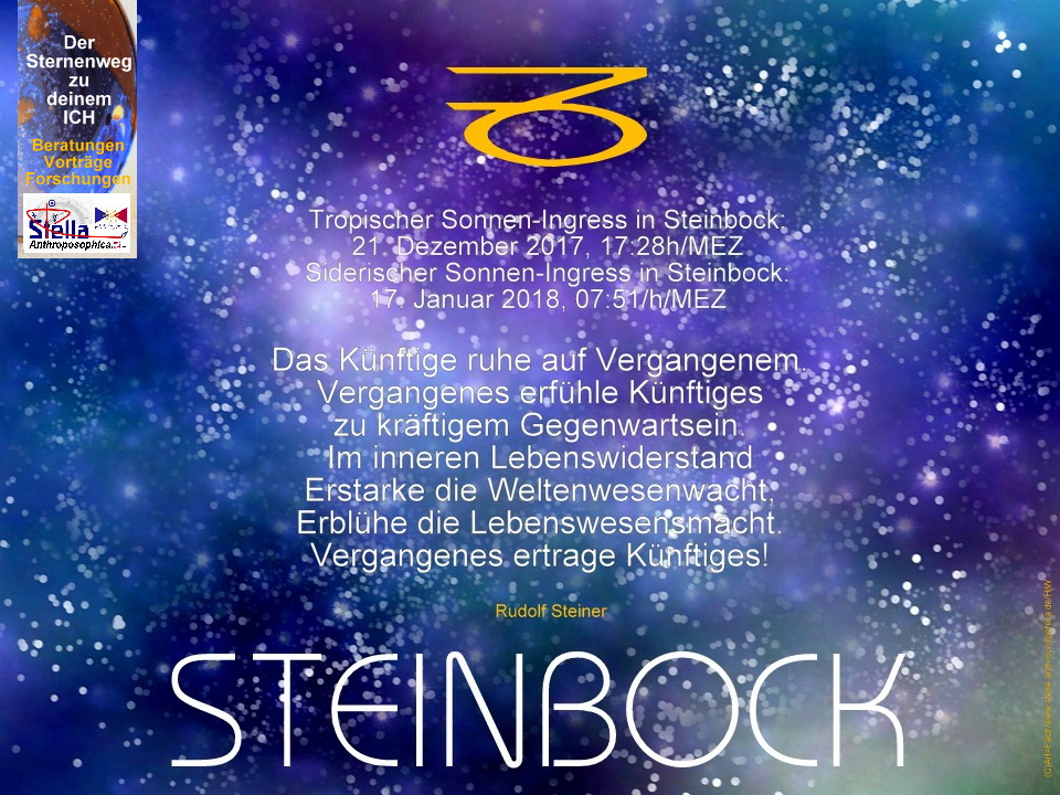 Monatsspruch Steinbock
