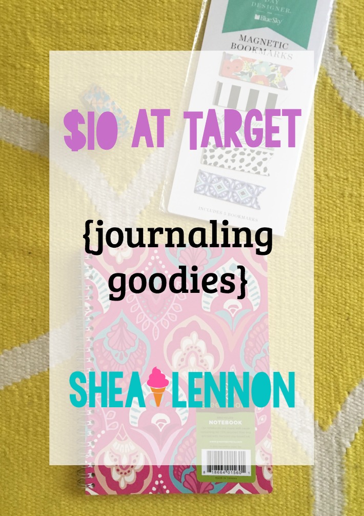 $10 at Target: Journaling Goodies