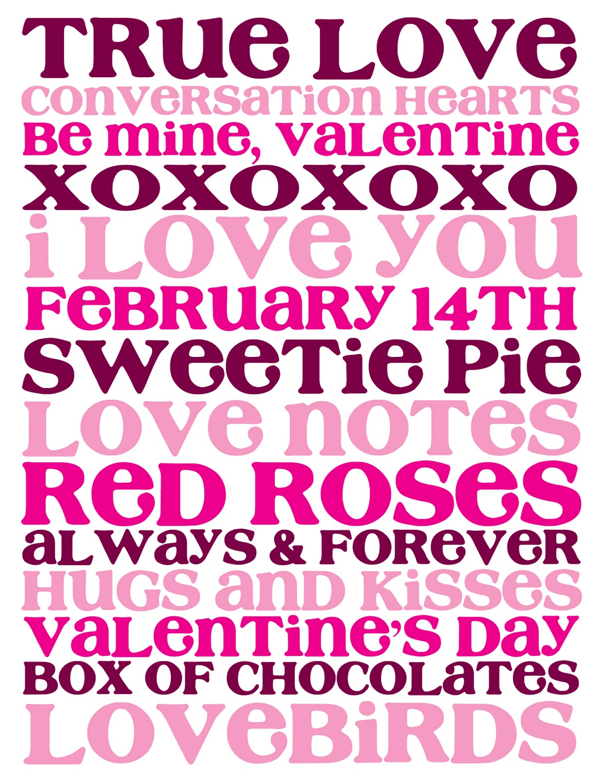 The Audzipan Anthology Valentine s Day Subway Art Printable The Audzipan Anthology Valentine s Day Subway Art Printable