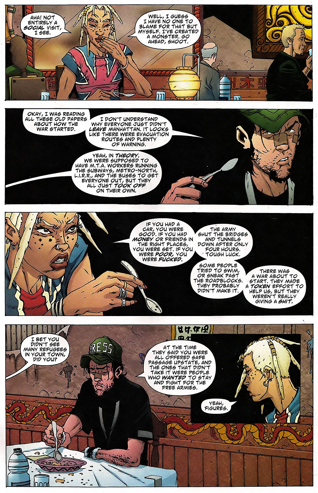 Read online DMZ (2006) comic -  Issue #8 - 17