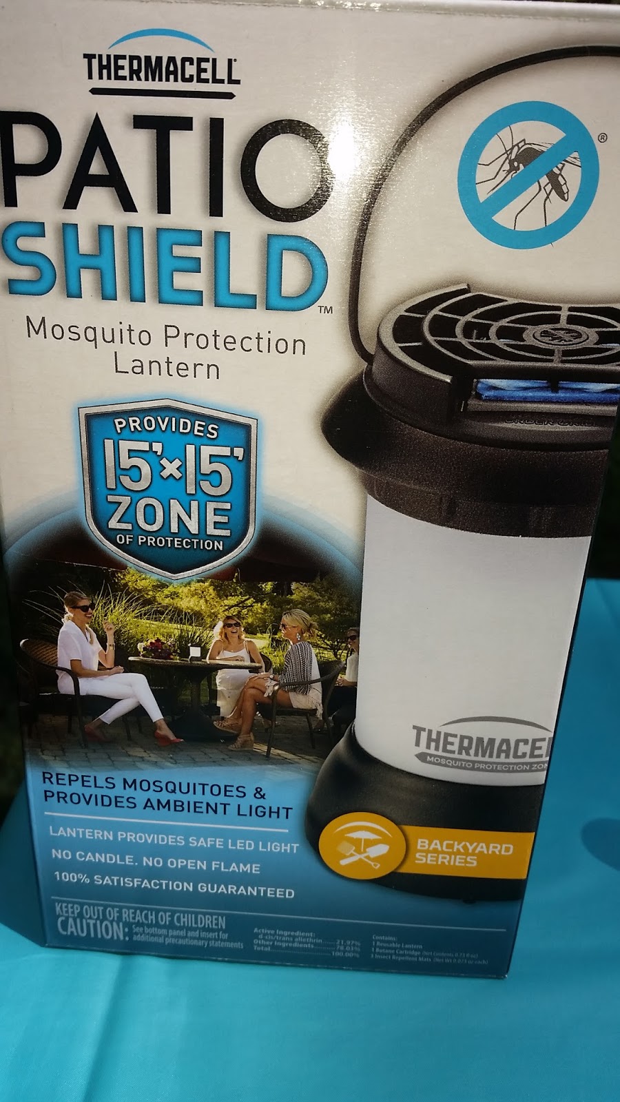 Minta's Creations Thermacell Patio Shield Mosquito Protection Lantern