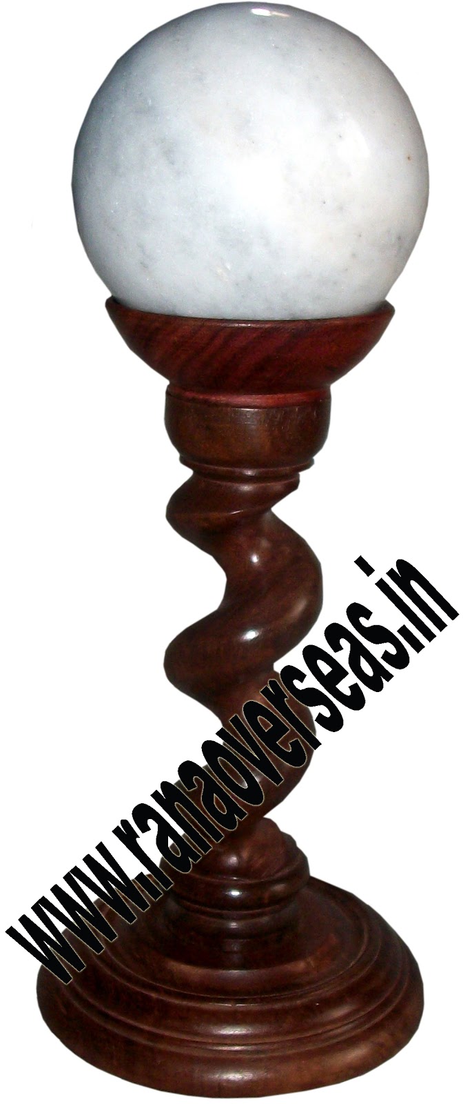 Rana Overseas Wooden Crystal Ball Stands