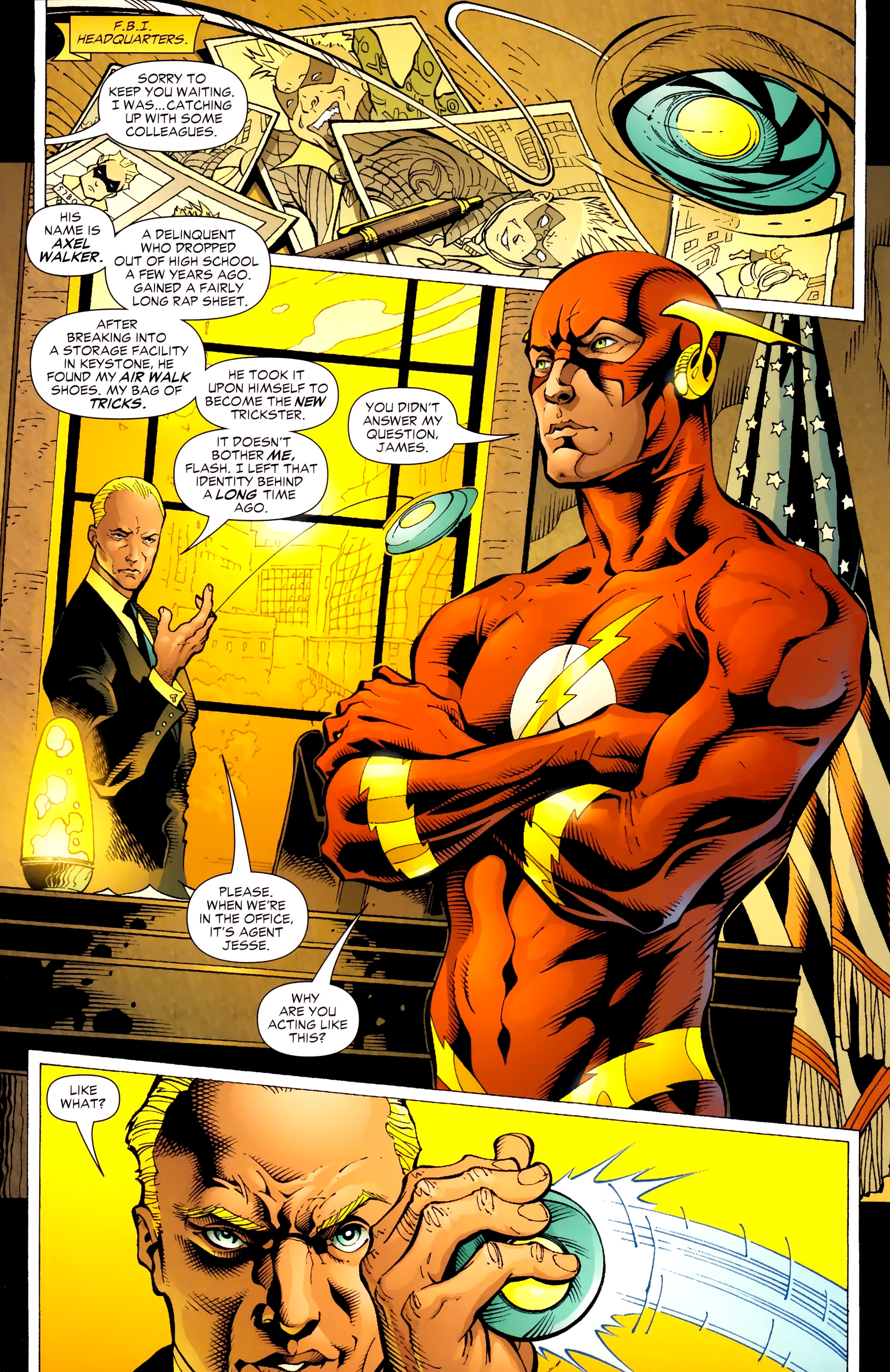 Read online The Flash (1987) comic -  Issue # _Extra 1/2 - Rogue War Prologue: Tricksters - 11